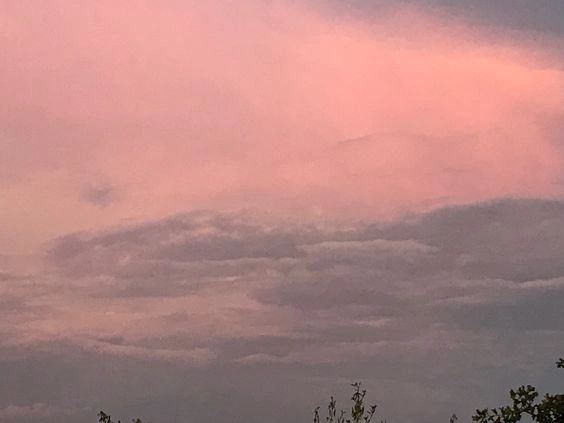 Taking a walk outside just to watch the sunset!